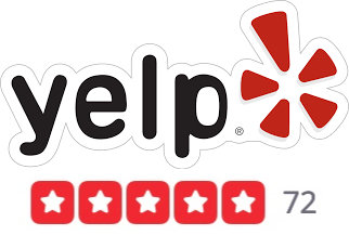 50+ 5-star Yelp reviews